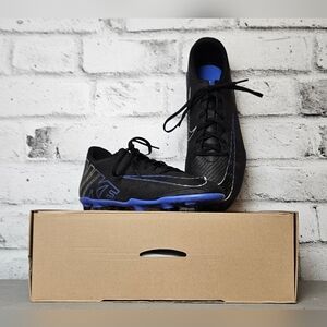 Nike Mercurial Vapor Soccer Cleats Black Blue FG Size 11